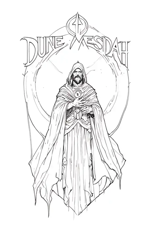 Dune Messiah Book Cover Reimagined