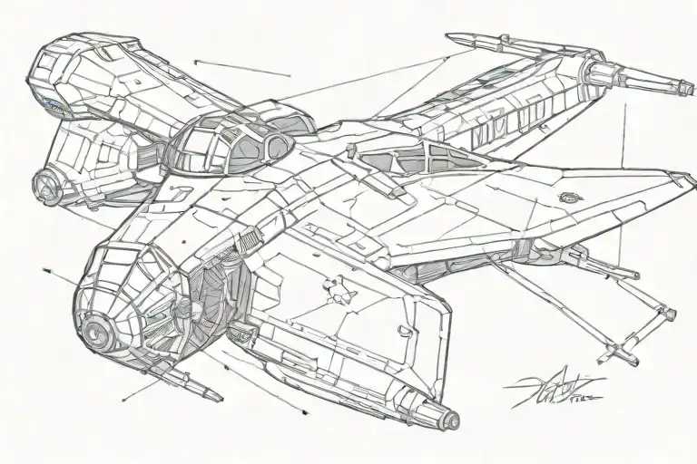 Star Wars Delta 7 Fighter