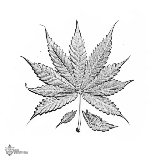 A Family Tree Made Up Of Marijuana Leaves With Musical Notes As The Branches