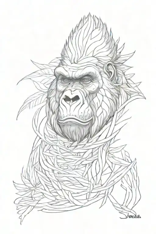 King Of The Jungle Gorilla