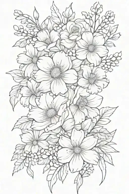 Birth Flower Bouquet