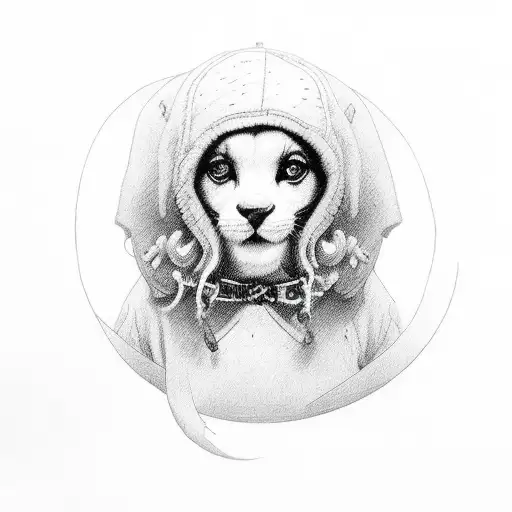 Small Circle With Jack And Marley Written In Cursive