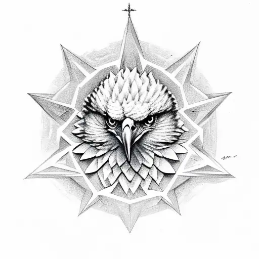 Eagle In A Star
