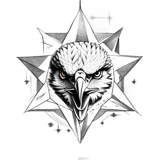 Eagle In A Star