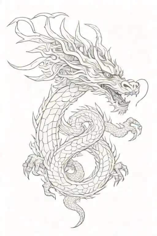 Japanese Dragon Wrapped