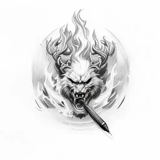 The Word Masculinity With Fire