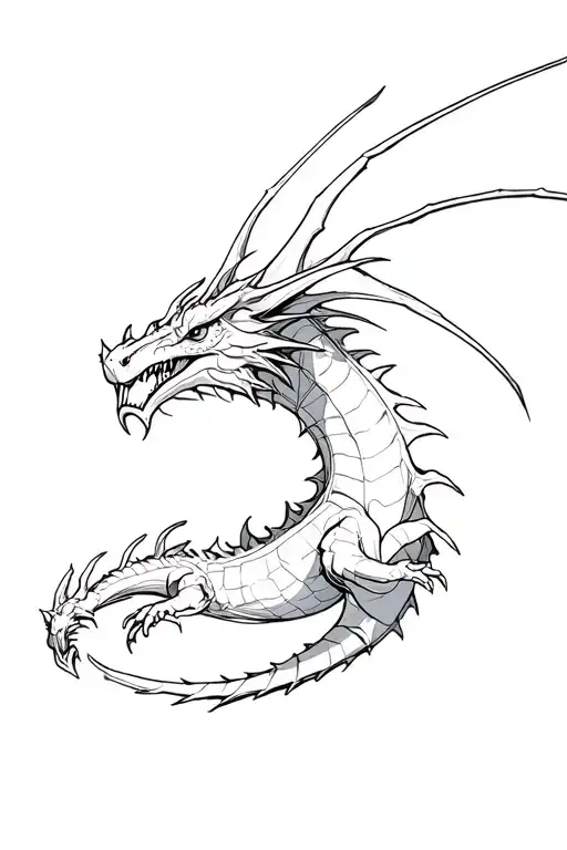 Dragon Volant Wyvern Flying