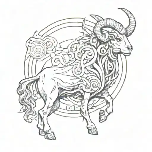 Taurus Aries Capricorn Symbol