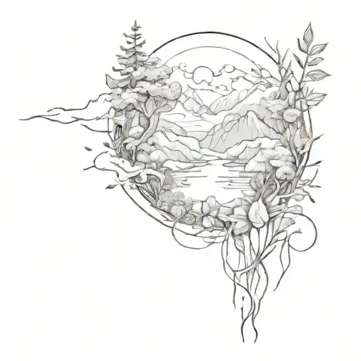 Nature Abstract Representation