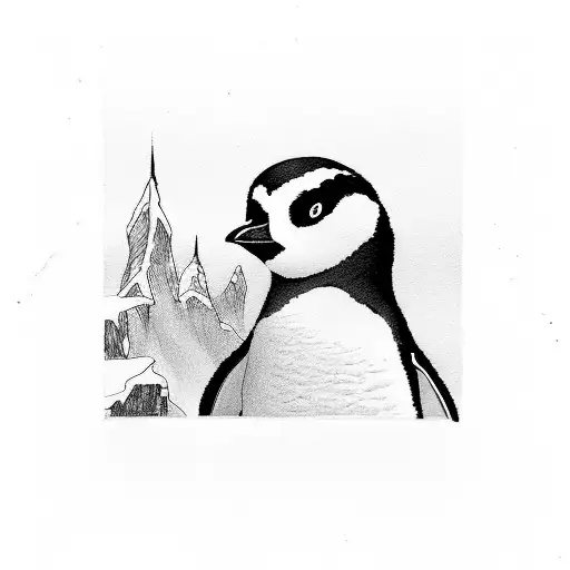 Penguin Black And White