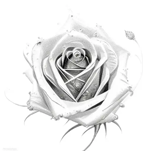 A Metal Rose
