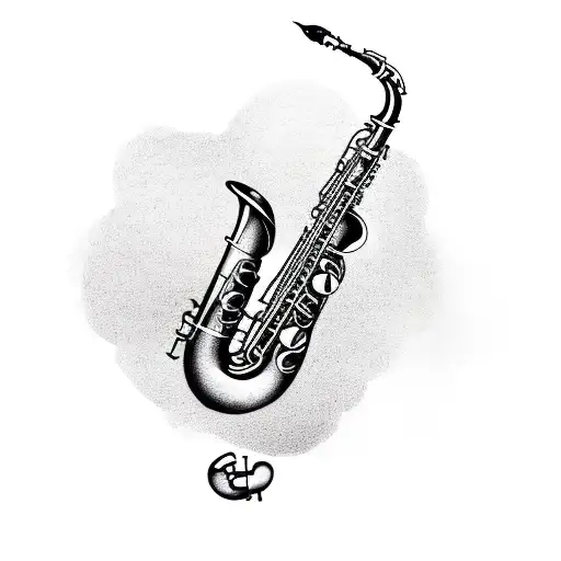 Saxophone With Dove Coming Out