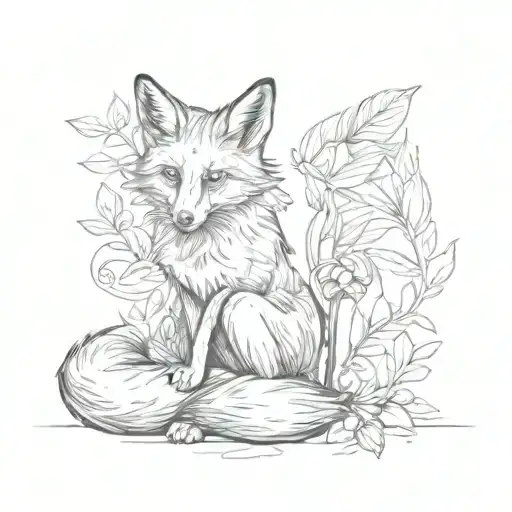 Fox Sitting