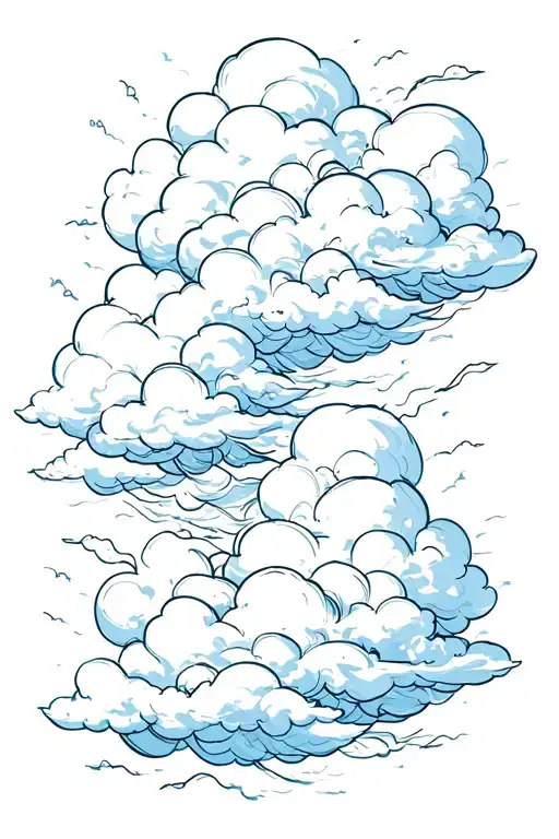 Clouds With Space Between