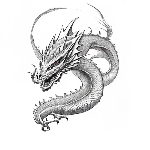 Arm Sleeve Traditional Dragon