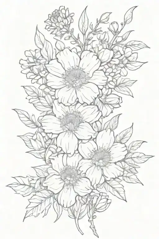 Birth Flower March May And October Birth Flower