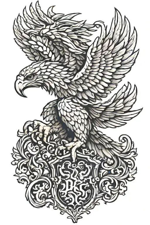 Regal Eagle Coat Of Arms