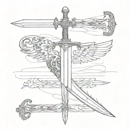 Single Longsword With Single Wing