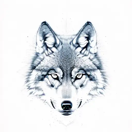 Serious Looking Wolf Proud