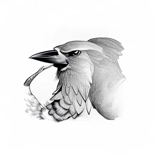 Crow Speaks Through Deer