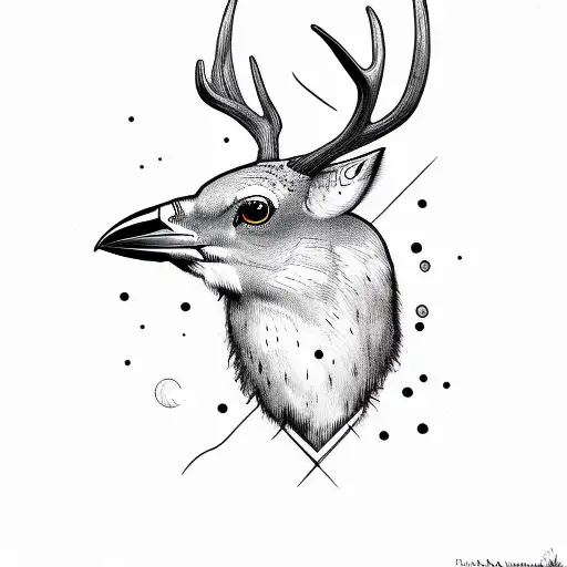 Crow Speaks Through Deer