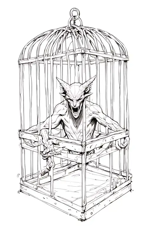 Demon Locked In A Cage
