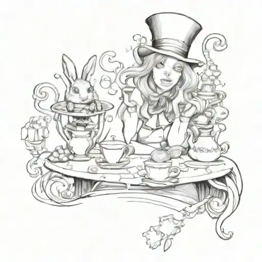 Dark Version Of Alice In Wonderland