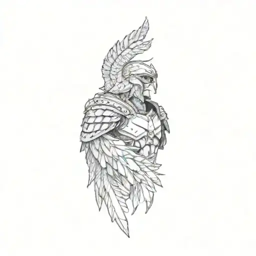 A Spartan And An Eagle