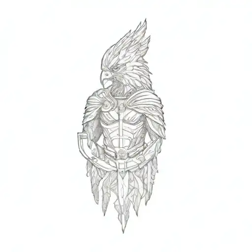 A Spartan And An Eagle