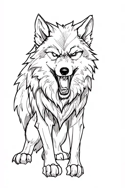 Angry Wolf