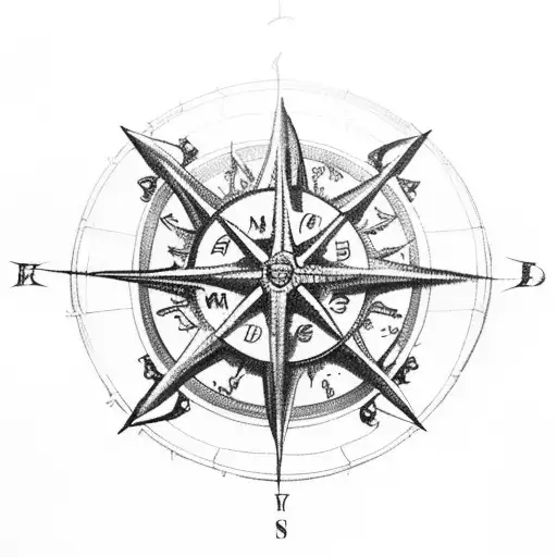 The Ship Black Pearl Coming Out Of Jack Sparrow's Compass