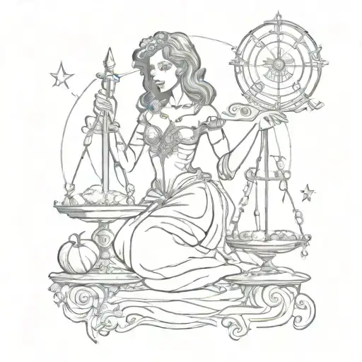 Libra Zodiac Sign And Dangerous Witch Casting Spells