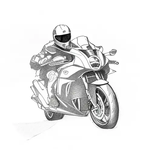 Nature Mountains And Motorcycle