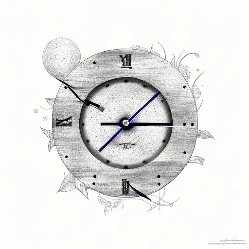 Clock With Tekst