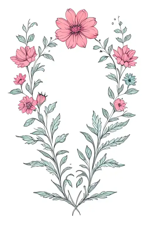 January And July Birth Flower Ornamental