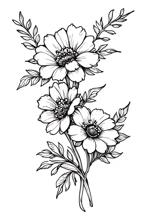 January And July Birth Flower Ornamental