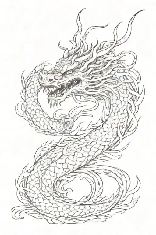 Japanese Dragon Full Sleeve