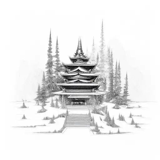 A Tempel On A Mountain