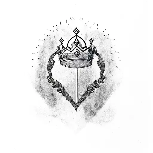 Madhu Name With Heart Beat And Queen Crown