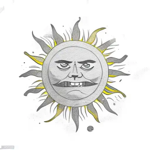 Argentina Flag With Sun And 3 Golden Stars