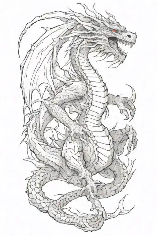 Black Dragon Full Body
