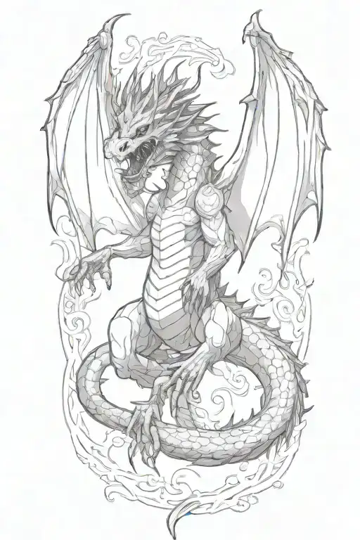 Black Dragon Full Body