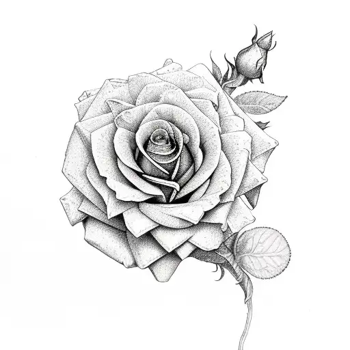 Marigold And Rose And Aster