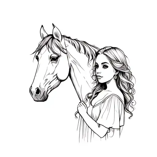Horse And Girl