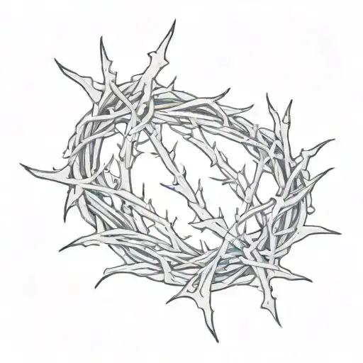 Crown Of Thorns Intertwined
