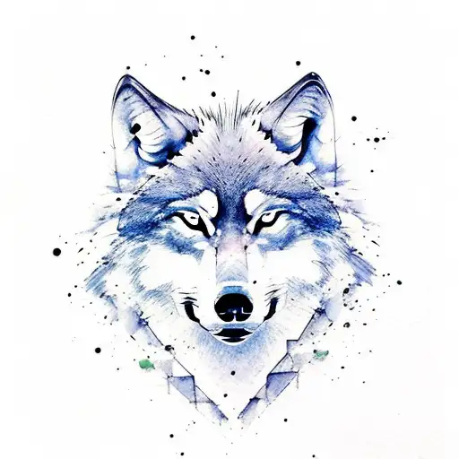 Wolf Masks Watercolor