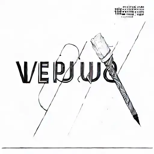 The Word Verdugo With Lines Following Every Word