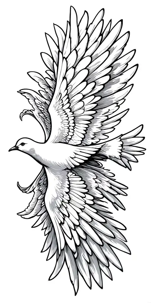 Clouds Baby Angel Wings Dove Flying