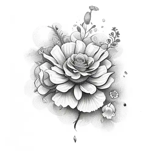 Floral Com Botboletas