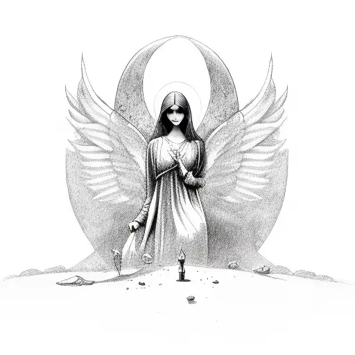 Angel Stuck In Ground